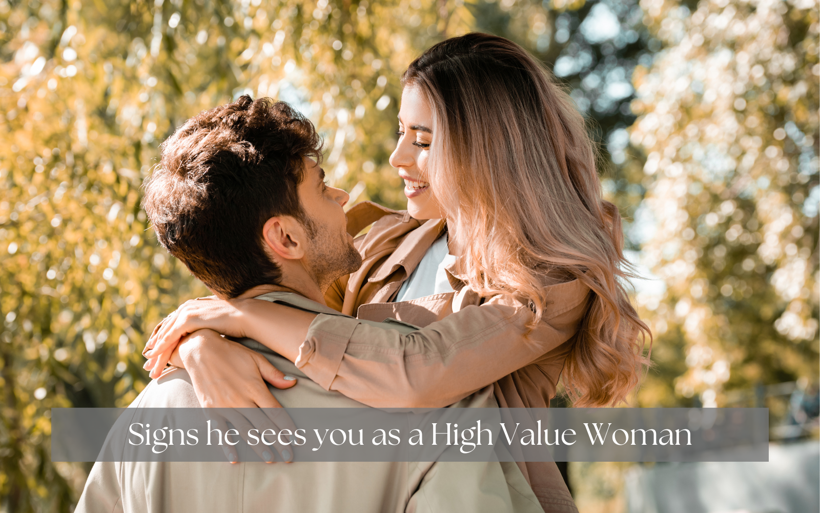 A high value woman walks away