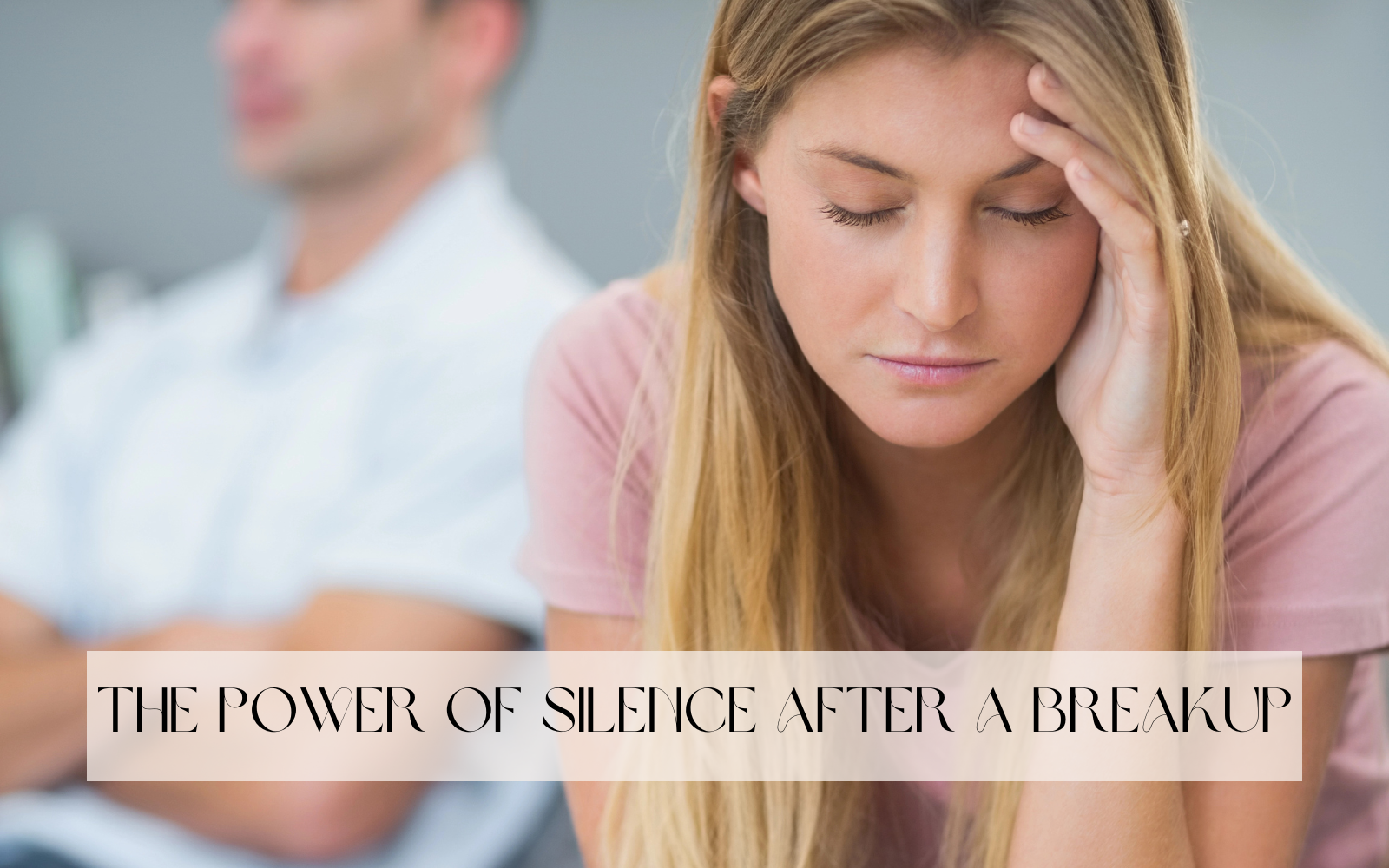 The power of silence after a breakup