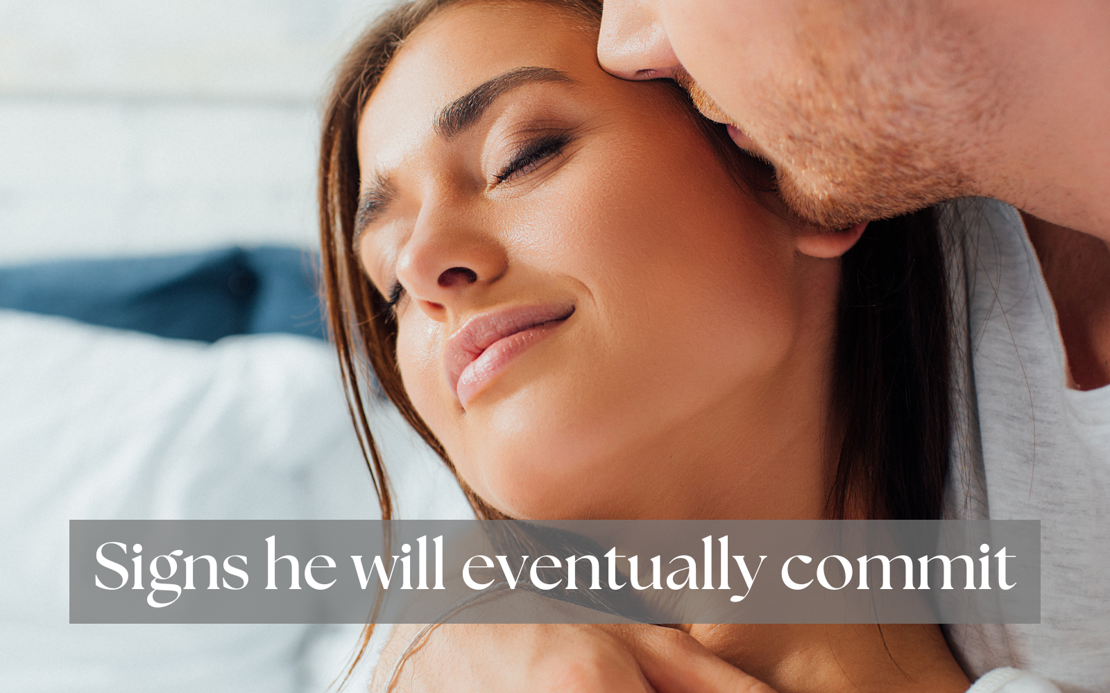 Signs he will eventually commit